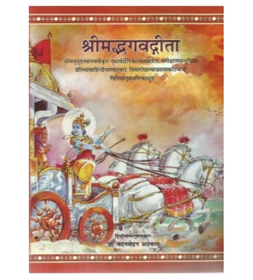 Bhagavad Gita with the Commentary of Madhusudan Saraswati (2 Volumes Set) (श्रीमदभगवदगीता) 